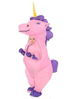 GOPRIME Unicorn Halloween Costume,Child Size,4-12