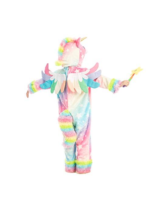 Spooktacular Creations Child Unicorn Costume for Halloween Trick or Treating Dinosaur Dress-up Pretend Play for Boys and Girls
