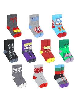 Legends Superhero Boys Socks, Toddler Socks & Kids Socks, Quality Made Little Boys Socks & Toddler Boys Avenger Socks