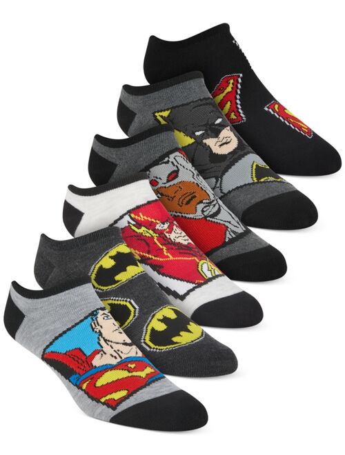 Disney Little Boys 6-Pk. Justice League No-Show Socks