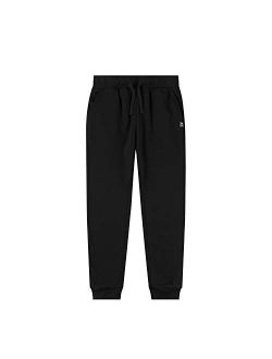 SPACE VENTURE Kids Soft Brushed Fleece Sweatpants Casual Joggers Athletic Pants for Boys or Girls (3-12Y)