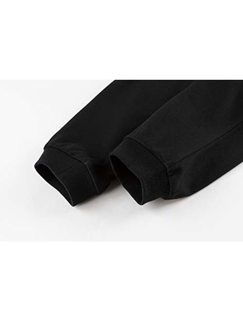 SPACE VENTURE Kids Soft Brushed Fleece Sweatpants Casual Joggers Athletic Pants for Boys or Girls (3-12Y)