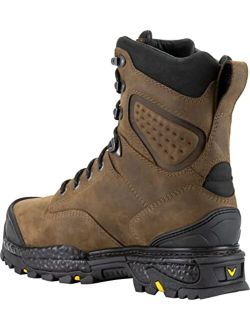 Infinity FD 8 Waterproof Composite Toe Work Boots for Men Made with Premium Full-Grain Leather and Slip-Resistant Anti-Fatigue Outsole; EH Rated