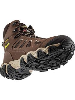 Crosstrex 6 Insulated Waterproof Hiking Boots for Men - Breathable Premium Leather and Mesh with Comfort Insole and Athletic Traction Outsole; ASTM Rated