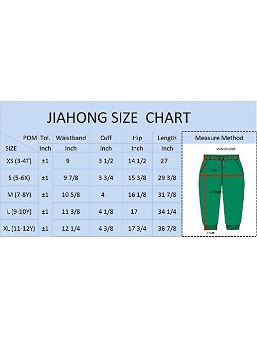JIAHONG Kids Fleece Sweatpants Casual Pull on Jogger Athletic Sweatpants Soft Fashion Pants for Boys or Girls