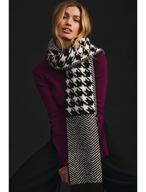 Anthropologie Houndstooth Scarf