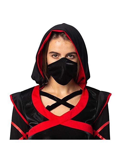 Spooktacular Creations Halloween Ninja Warrior Costume for Women with Ninja Mask
