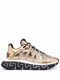 Trigreca panelled cut-out sneakers