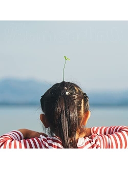 Framendino, 10 Pack Funny Bean Sprout Hair Clips Plant Grass Hair Barrette for Women Girls