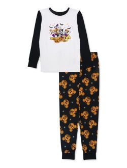 Briefly Stated Toddler, Little & Big Kids Mickey Mouse Halloween Pajamas Set