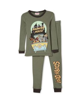 Little Boys Nate Licensed Long Sleeve T-shirt and Pajama Pants, 2 Piece Set