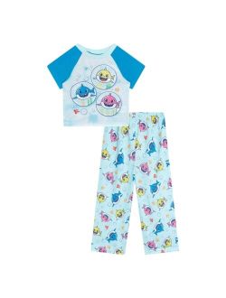 AME Toddler Boys Baby Shark Pajama Set, Pack of 2