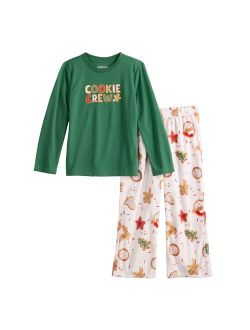 Boys 4-20 Jammies For Your Families Sweet Holiday Wishes Pajama Set