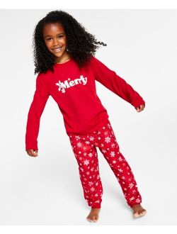 Family Pajamas Matching Kid's Merry Snowflake Mix It Family Pajama Set, Created for Macy's