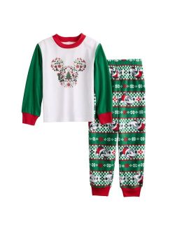 Disney's Mickey Mouse Boys 4-12 Jammies For Your Families "Holiday Party Mickey" Pajama Set