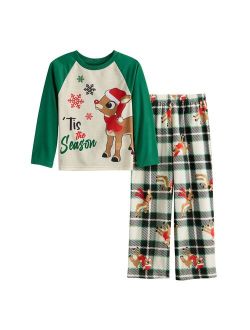 Boys 4-12 Jammies For Your Families Rudolph the Red Nosed Reindeer Pajama Set