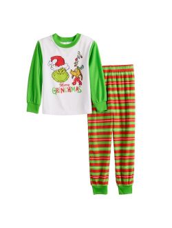 Boys 4-12 Jammies For Your Families How The Grinch Stole Christmas Pajama Set
