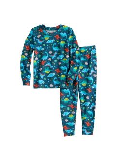 Toddler Boy Cuddl Duds Dino Pajama Set