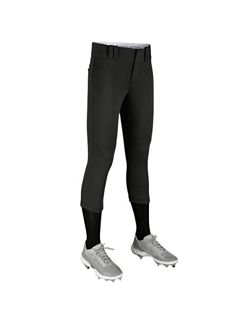 CHAMPRO Women's Tournament Traditional Low-Rise Polyester Softball Pant