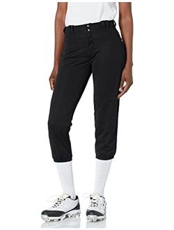 Alleson Athletic Women's Fastpitch/Softball Belt Loop Pant, Black, Medium
