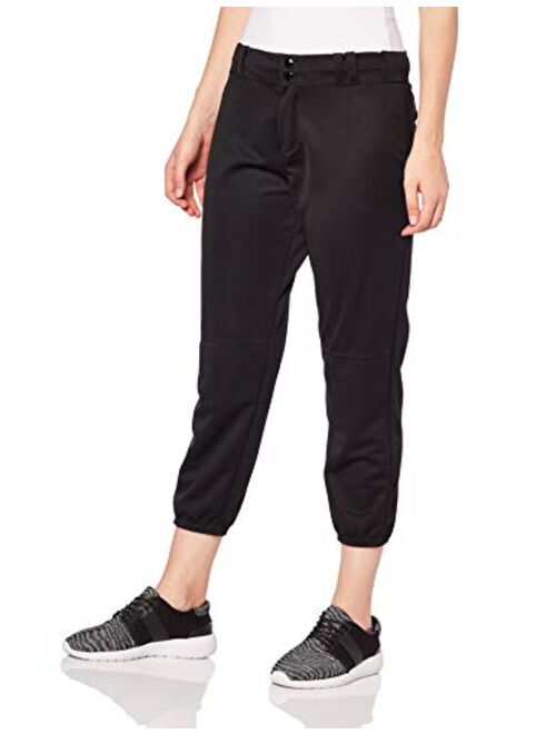 Alleson Athletic Women's Fastpitch/Softball Belt Loop Pant, Black, Medium