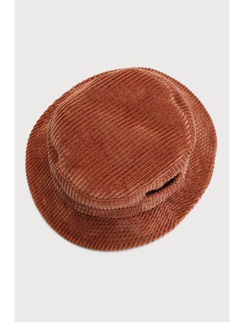 Wyeth Bob Brown Corduroy Pocket Bucket Hat