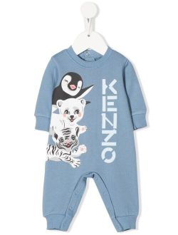 Kids logo-print jersey pyjamas