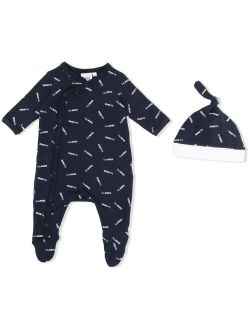 BOSS Kidswear logo-print pyjamas set