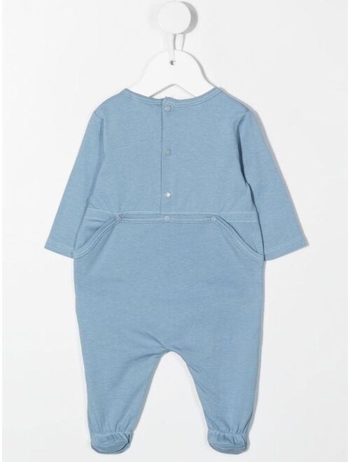 Kenzo Kids logo-print organic-cotton pyjamas