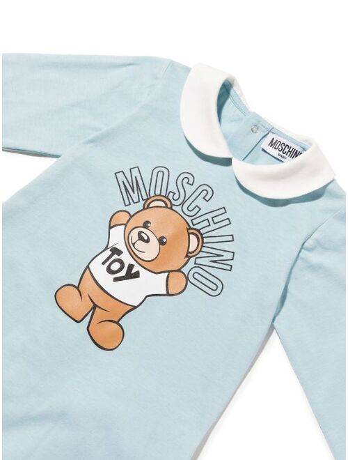 Moschino Kids Teddy-Bear motif pyjamas