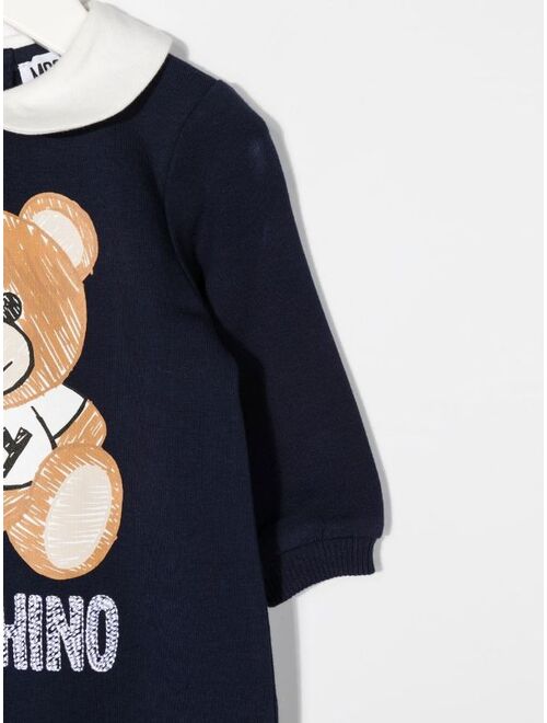 Moschino Kids Teddy logo-print pyjamas