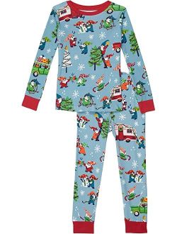Little Blue House by Hatley Kids Gnome For The Holidays Pajama Set (Toddler/Little Kids/Big Kids)