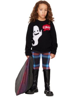 CHARLES JEFFREY LOVERBOY SSENSE Exclusive Kids Black Loverboy Sweater