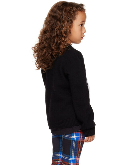 CHARLES JEFFREY LOVERBOY SSENSE Exclusive Kids Black Loverboy Sweater
