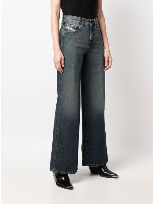 Diesel 1978 high-waisted flared jeans