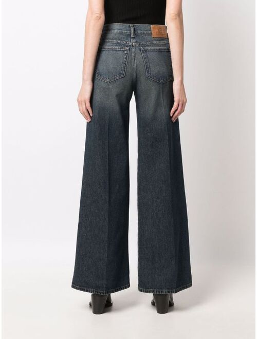 Diesel 1978 high-waisted flared jeans