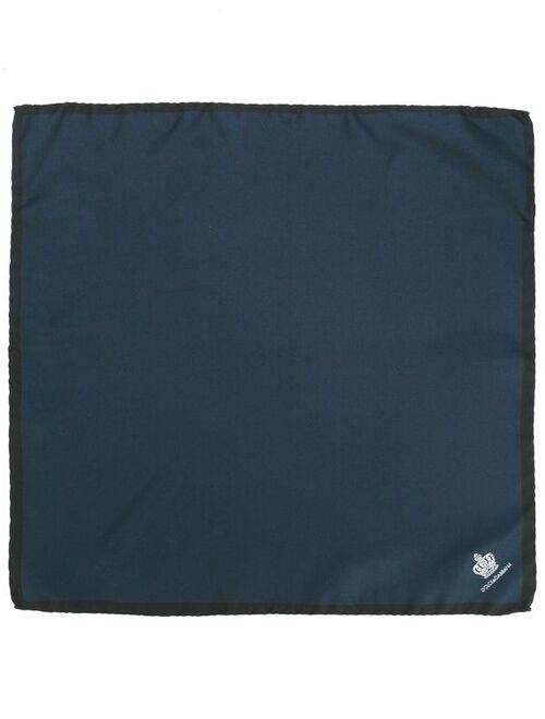 Dolce & Gabbana crown print pocket square