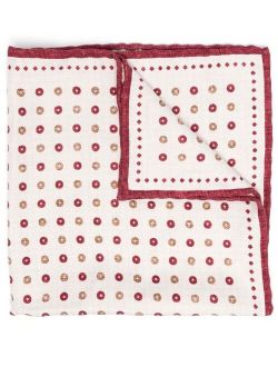 Brunello Cucinelli geometric-print pocket-square