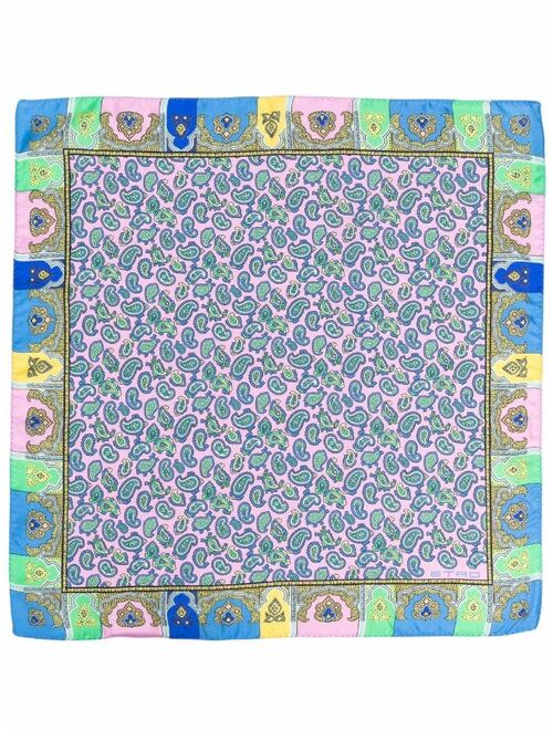 ETRO paisley-print silk pocket square