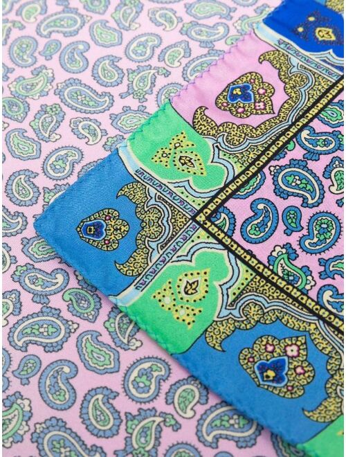 ETRO paisley-print silk pocket square