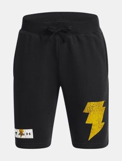 Boys' Project Rock Rival Terry Black Adam Shorts