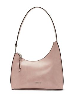 Womens Holly Asymmetrical Top Zipper Shoulder Bag