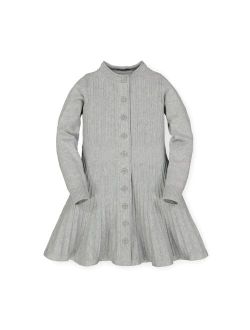 Girls French Blocked Sweater Dress, Infant