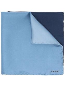 TOM FORD colour-block silk pocket-square