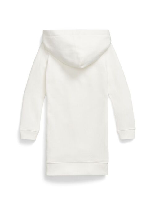 POLO RALPH LAUREN Big Girls Long Sleeves Logo Fleece Hoodie Dress