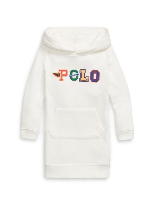 POLO RALPH LAUREN Big Girls Long Sleeves Logo Fleece Hoodie Dress