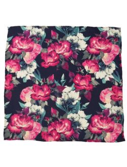 OX & BULL TRADING CO. Men's Painted Floral Pocket Square