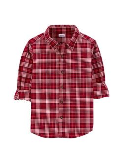 Boys 4-14 Carter's Plaid Button-Front Shirt