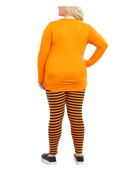MOTHERHOOD MATERNITY Plus Size Pumpkin Maternity Halloween Costume