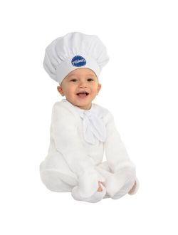AMSCAN Baby Boys and Girls Pillsbury Doughboy Costume Set